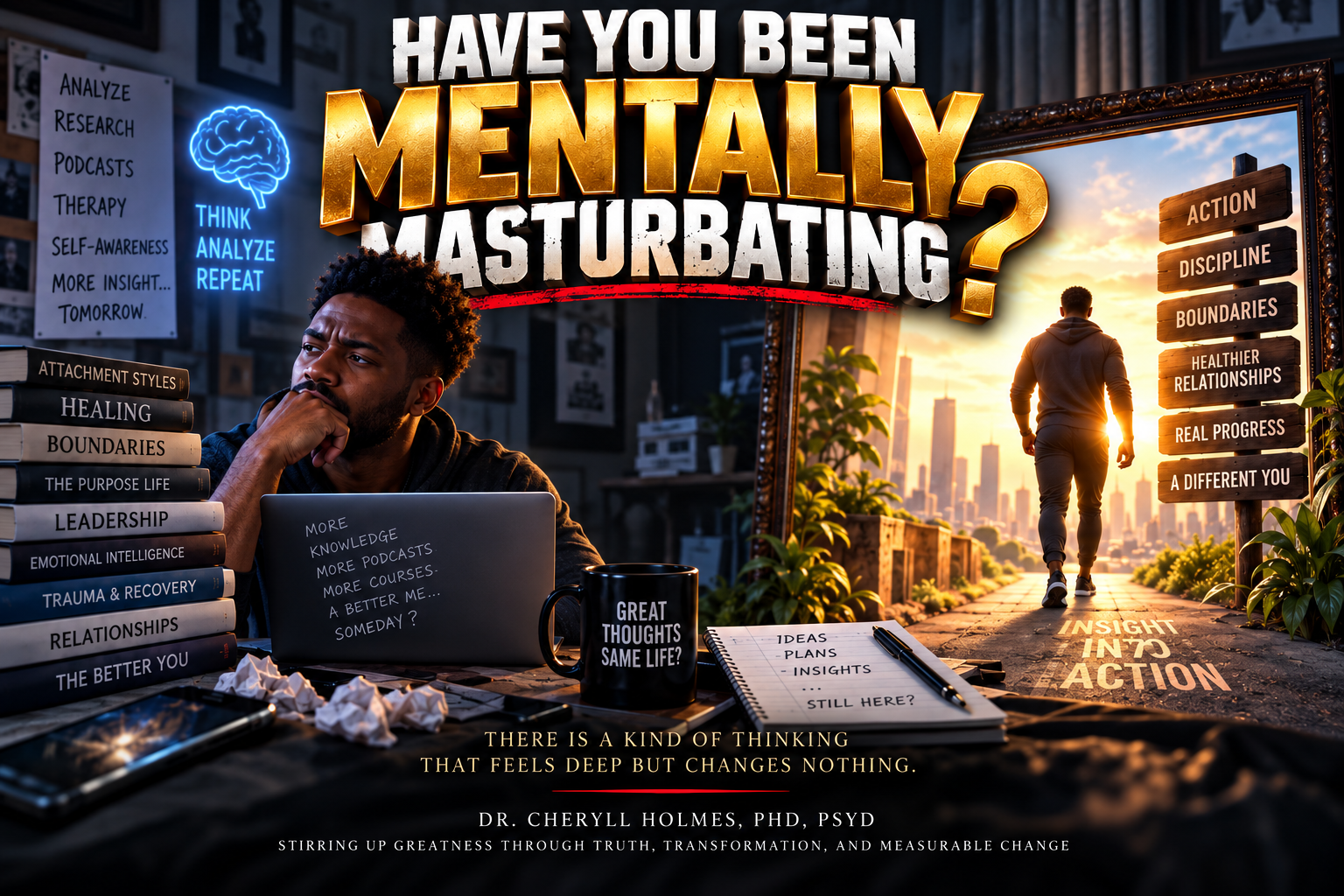 Have You Been Mentally Masturbating? editorial cover by Dr. Cheryll Holmes